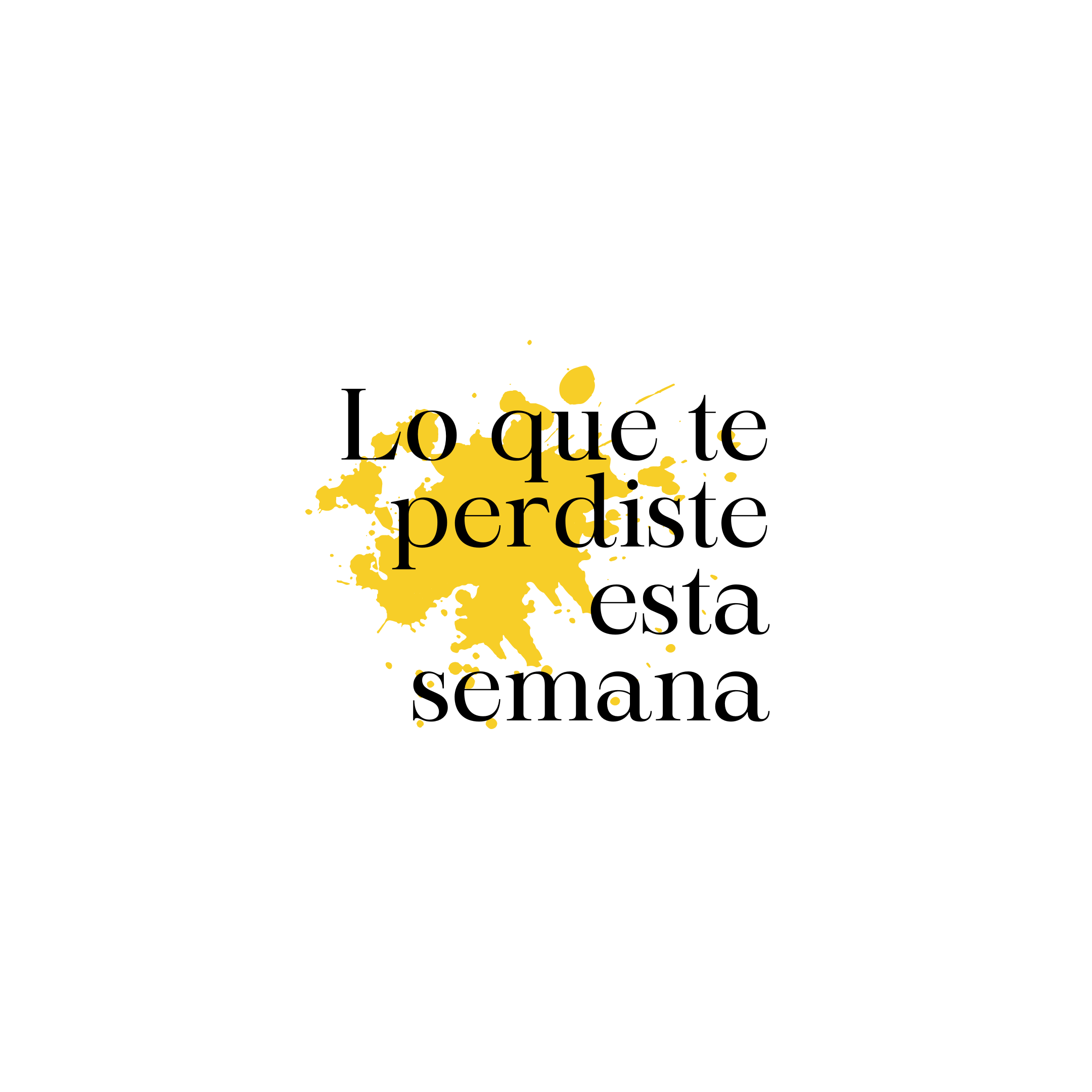 Logo de Lo que te perdiste esta semana