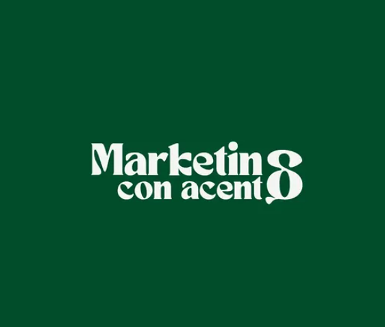 Logo de Marketing con acento